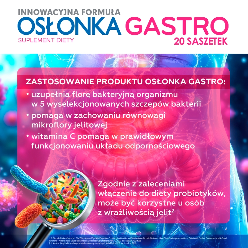 Osłonka Gastro, proszek, 20 sasz.