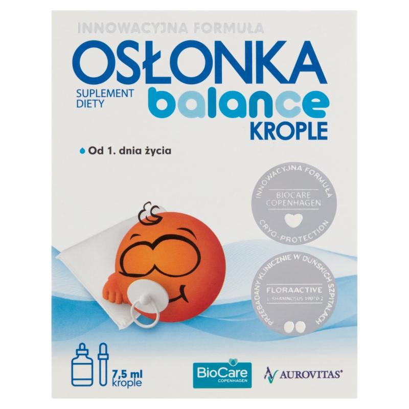 Osłonka Balance, krople osłonowe dla dzieci i niemowląt przy antybiotykoterapii, 7,5 ml