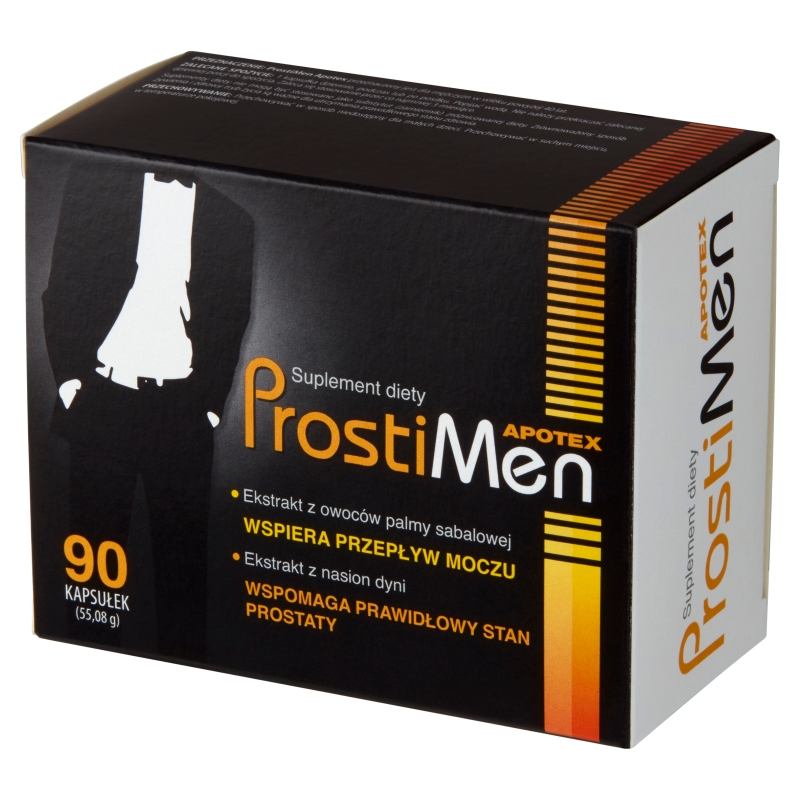 Prostimen Apotex , kapsułki  ze składnikami wspomagającymi prostatę, 90 szt.