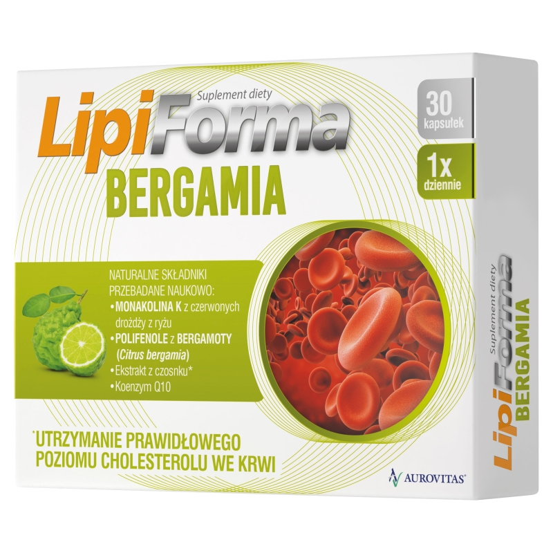Lipiforma Bergamia , kapsułki, 30 szt. KRÓTKA DATA 30.06.2025
