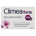 Climea forte tabletki ze składnikami łagodzącymi objawy menopauzy, 30 szt.