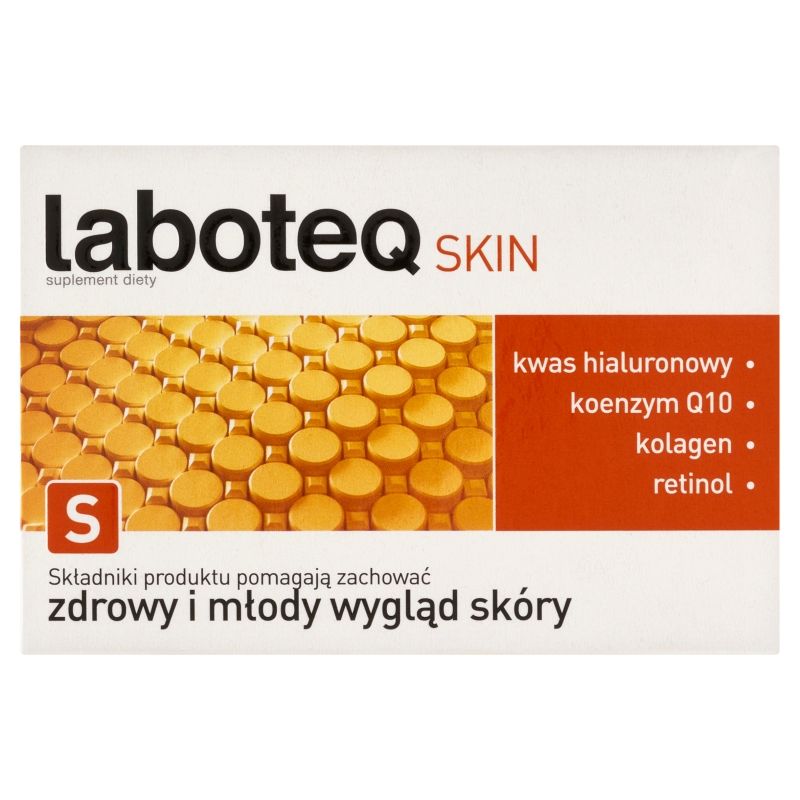 Laboteq SKIN, tabletki ze składnikami pomagającymi zachować zdrowy i młody wygląd skóry, 30 szt.