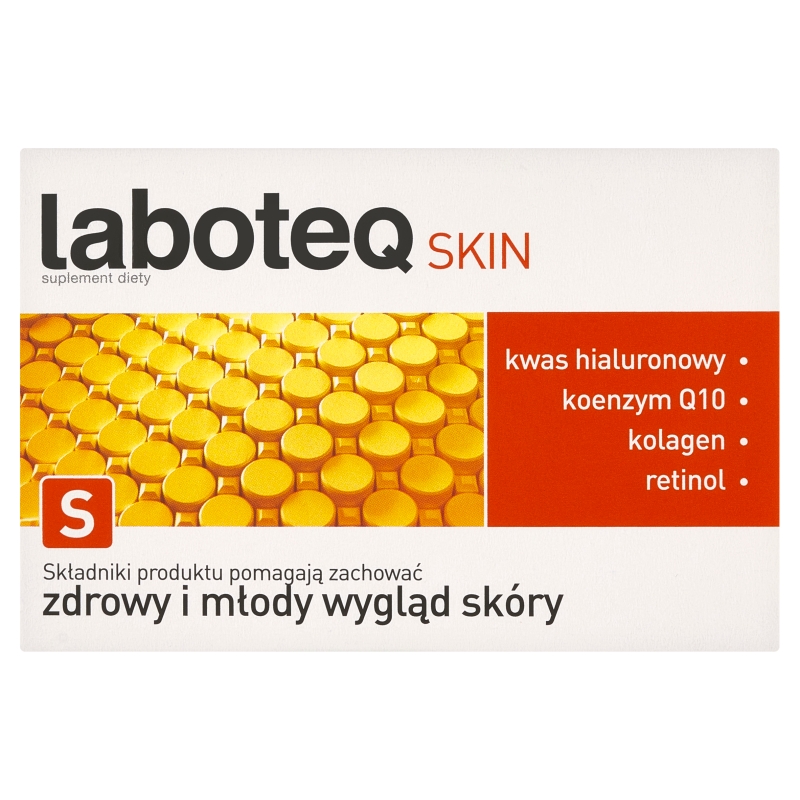 Laboteq SKIN, tabletki ze składnikami pomagającymi zachować zdrowy i młody wygląd skóry, 30 szt.