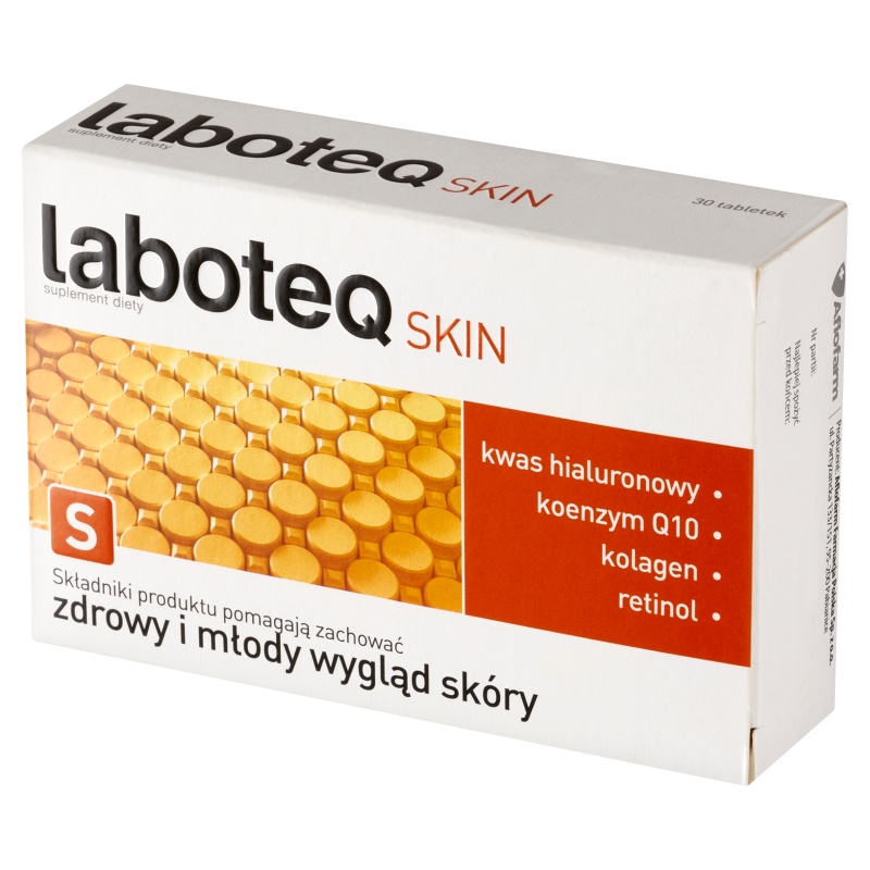 Laboteq SKIN, tabletki ze składnikami pomagającymi zachować zdrowy i młody wygląd skóry, 30 szt.