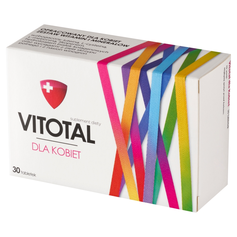 Vitotal dla Kobiet, tabletki z witaminami i minerałami, 30 szt.