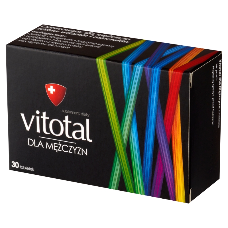 Vitotal dla Mężczyzn, tabletki z witaminami i minerałami, 30 szt.