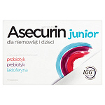 Asecurin Junior  proszek w saszetkach dla dzieci do stosowania w trakcie i po antybiotykoterapii, 10 szt.