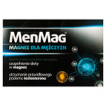 MenMag tabletki z magnezem pomagającym utrzymać prawidłowy poziom testosteronu, dla mężczyzn, 30 szt.