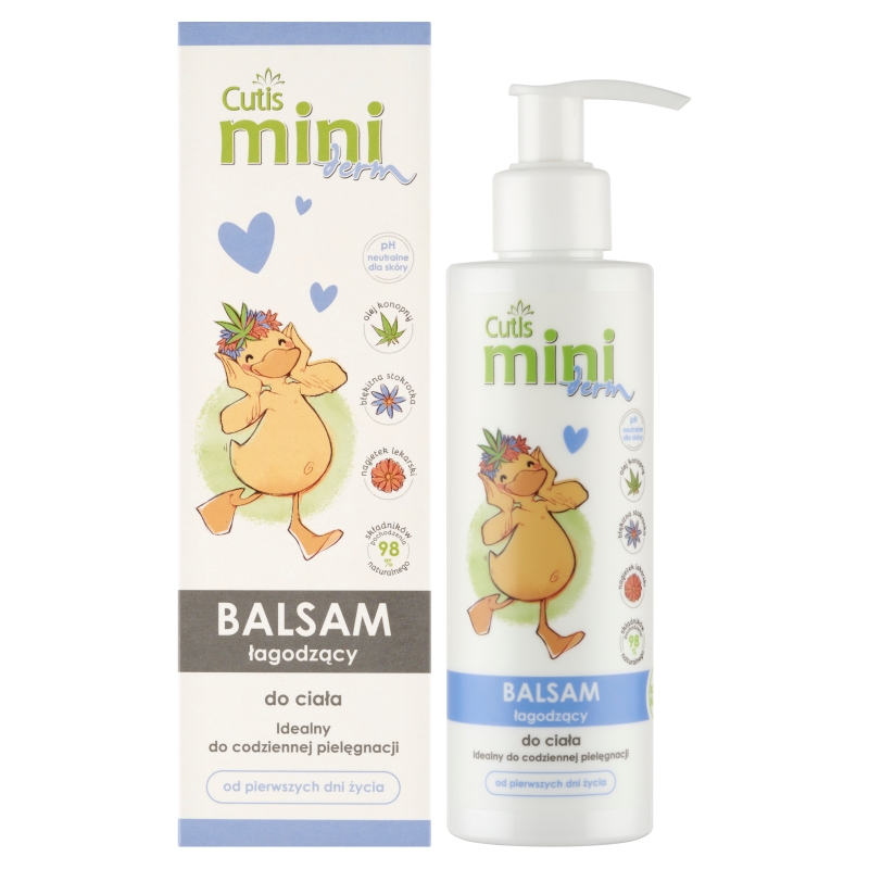 Cutis Mini Derm, balsam łagodzący od pierwszych dni życia, 200 ml