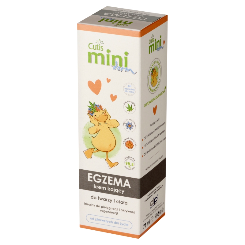 Cutis Mini Derm Egzema, kojący krem do twarzy i ciała, 75 ml