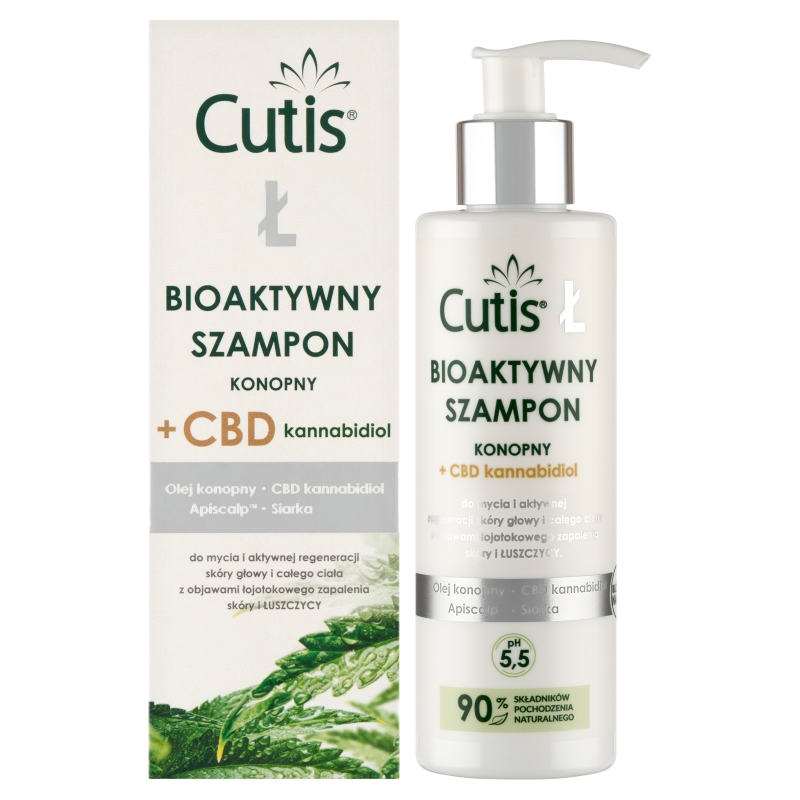Cutis Ł - Łuszczyca, bioaktywny szampon, 200 ml