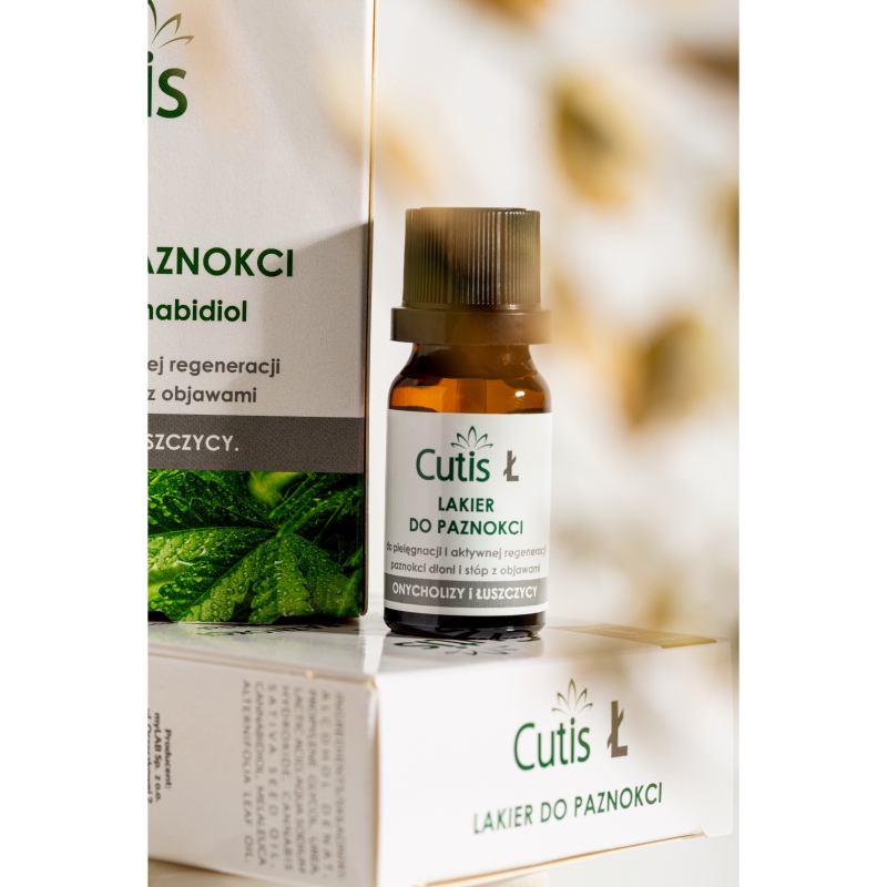 Cutis Ł , lakier do regeneracji paznokci dłoni i stóp z objawami onycholizy i łuszczycy, 10 ml
