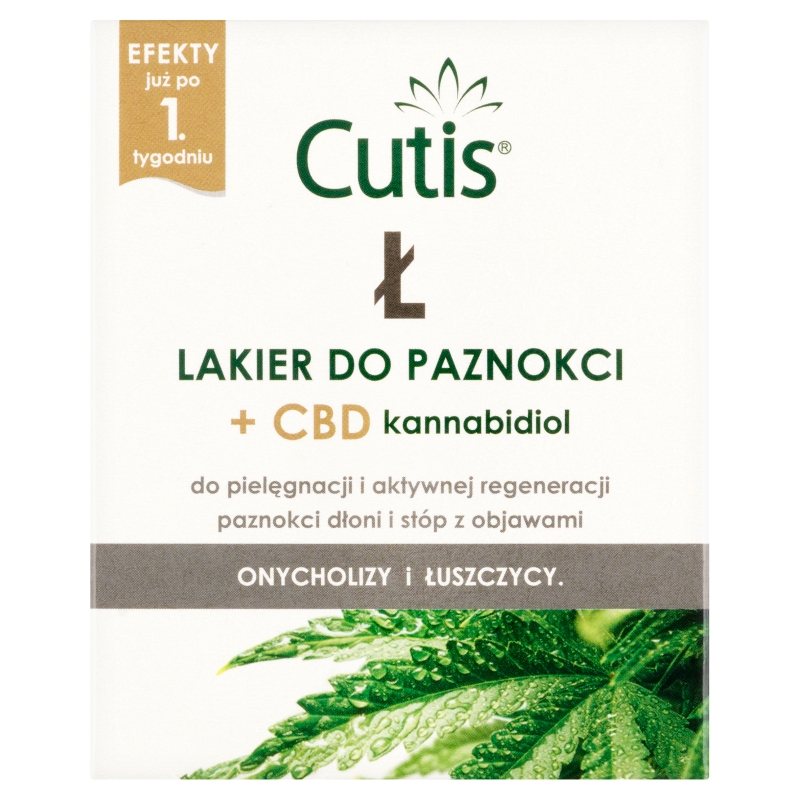 Cutis Ł , lakier do regeneracji paznokci dłoni i stóp z objawami onycholizy i łuszczycy, 10 ml