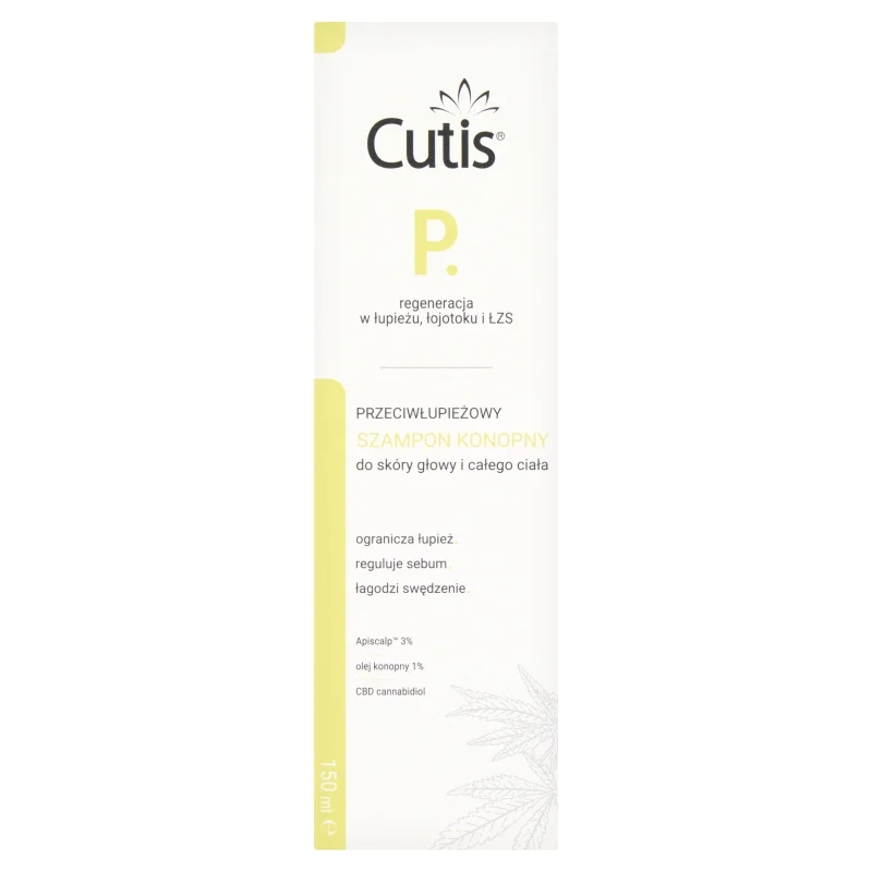 CUTIS P, szampon przeciwłupieżowy, 150 ml