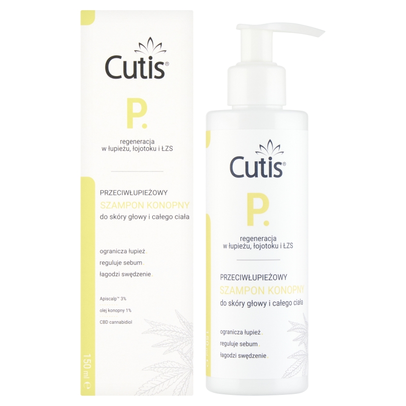 CUTIS P, szampon przeciwłupieżowy, 150 ml