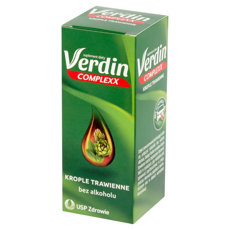 Verdin Complexx, krople ze składnikami wspierającymi prawidłowe trawienie, 40 ml