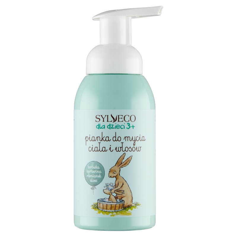 Sylveco Dla Dzieci, pianka do mycia ciała i włosów, 290 ml