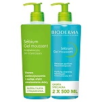 Bioderma Sebium Gel Moussant żel oczyszczający, 2 x 500 ml