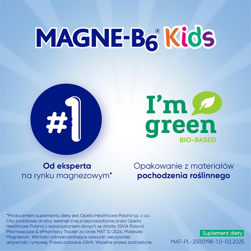 Magne B6 Kids, 30 tabletek do żucia