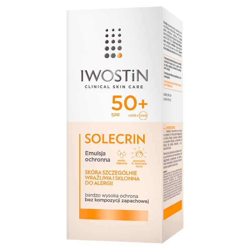 Iwostin Solecrin, emulsja ochronna SPF 50+, 100 ml