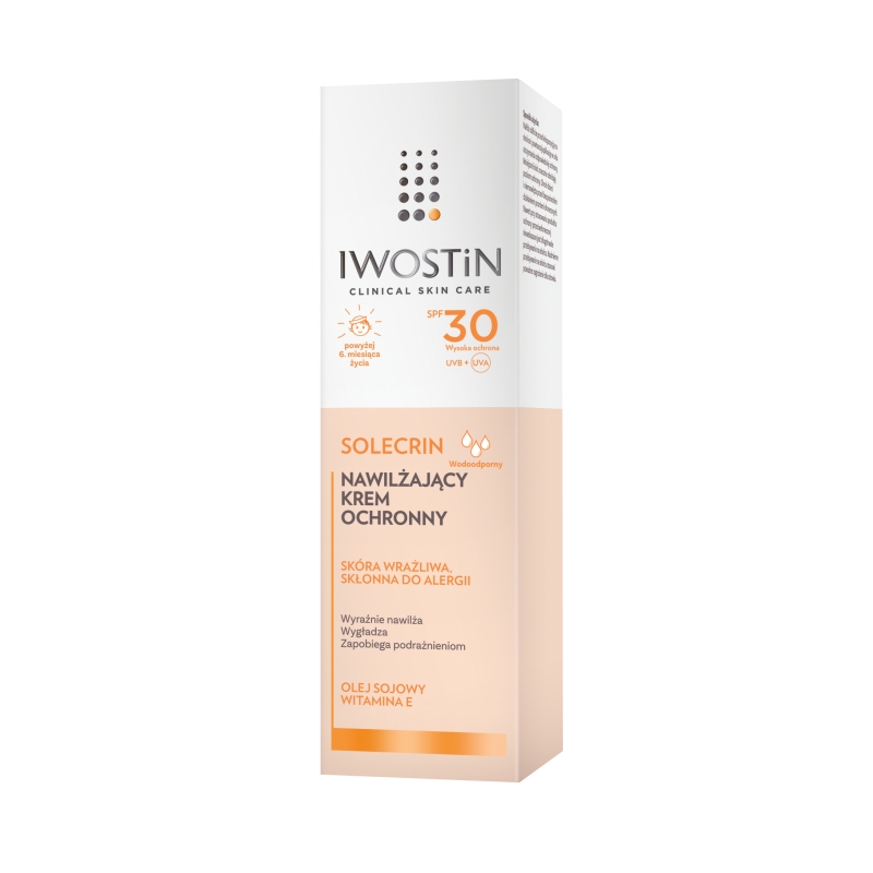 Iwostin Solecrin, lekki krem ochronny SPF 30, 50 ml KRÓTKA DATA 31.12.2025