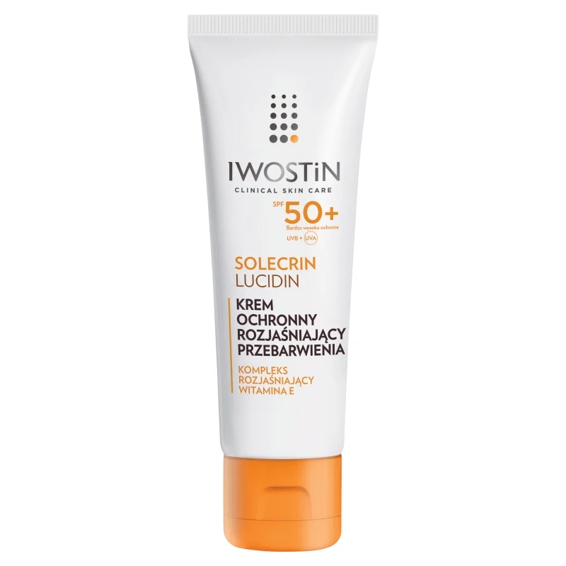 Iwostin Solecrin Lucidin, krem na przebarwienia, SPF 50+, 50 ml