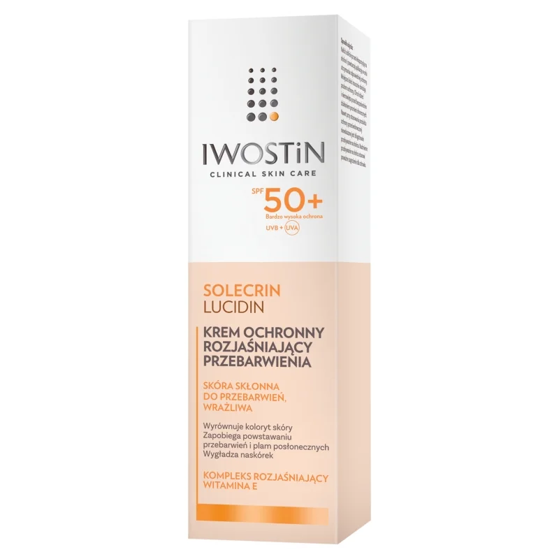 Iwostin Solecrin Lucidin, krem na przebarwienia, SPF 50+, 50 ml