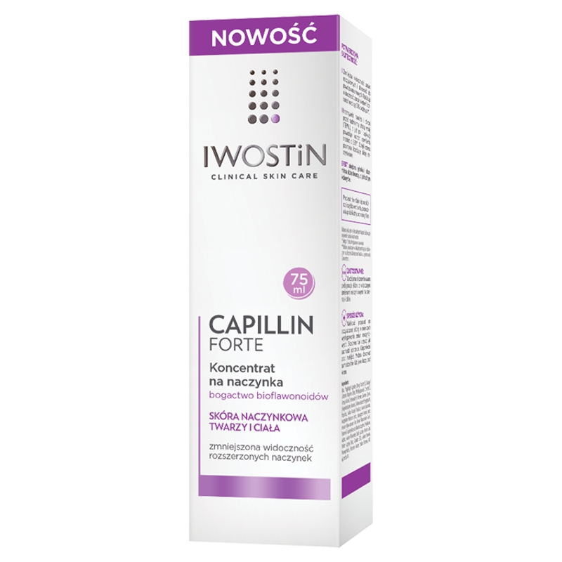 Iwostin Capillin Forte, koncentrat na naczynka do skóry wrażliwej, 75 ml