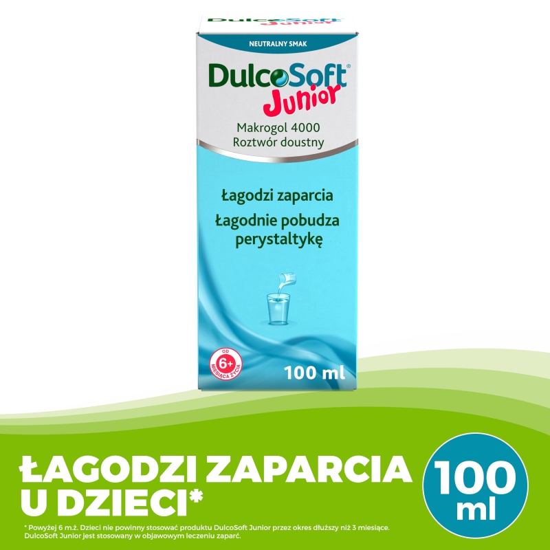 Dulcosoft Junior , preparat reguluacy pracę jelit dla dzieci, 100 ml KRÓTKA DATAT 30.06.2025