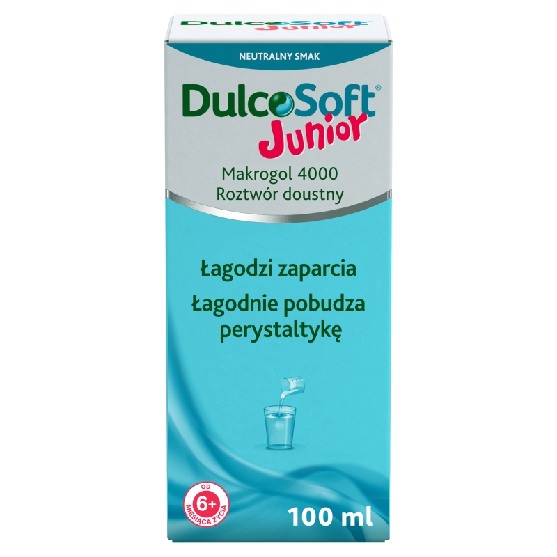 Dulcosoft Junior , preparat reguluacy pracę jelit dla dzieci, 100 ml KRÓTKA DATAT 30.06.2025
