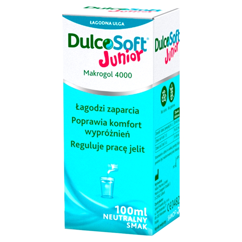 Dulcosoft Junior , preparat reguluacy pracę jelit dla dzieci, 100 ml KRÓTKA DATAT 30.06.2025