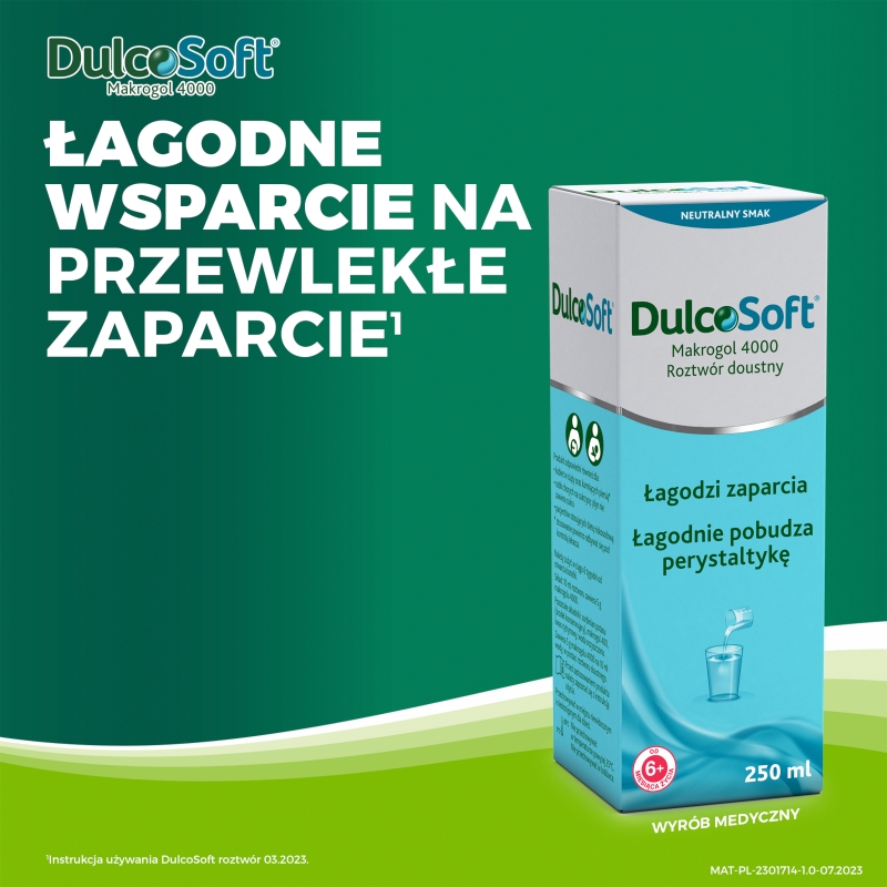 Dulcosoft , proszek do rozpuszczenia na zaparcia, 250 ml