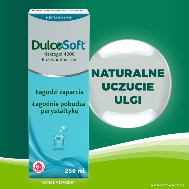 Dulcosoft , proszek do rozpuszczenia na zaparcia, 250 ml