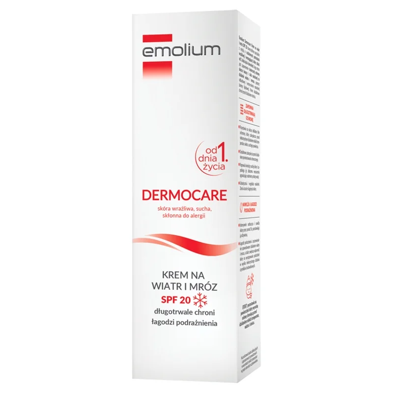 Emolium Dermocare, krem na wiatr i mróz SPF 20, 75 ml