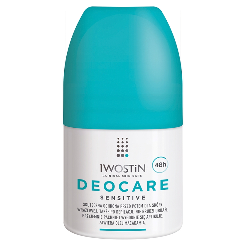 Iwostin Deocare Sensitive , emulsja antyperspirant dla osób z wrażliwą skórą, 50 ml