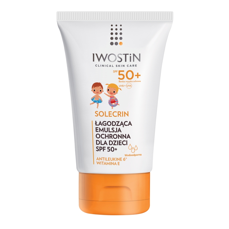 Iwostin Solecrin, emulsja ochronna i łagodząca SPF 50+ dla dzieci, 100 ml