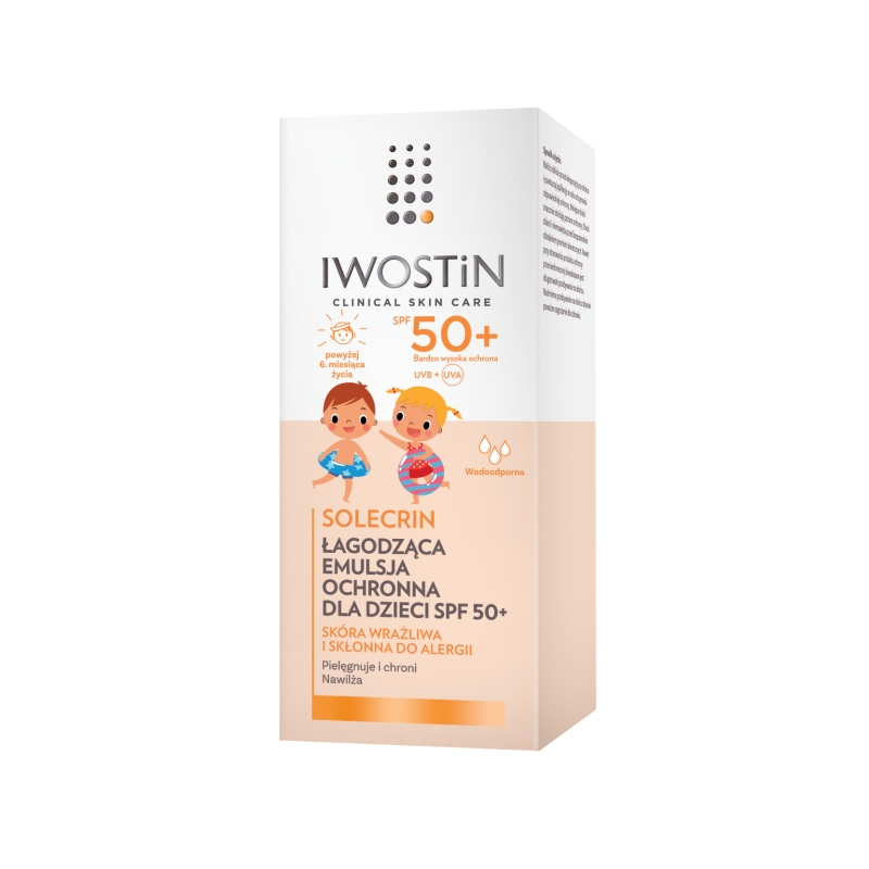 Iwostin Solecrin, emulsja ochronna i łagodząca SPF 50+ dla dzieci, 100 ml