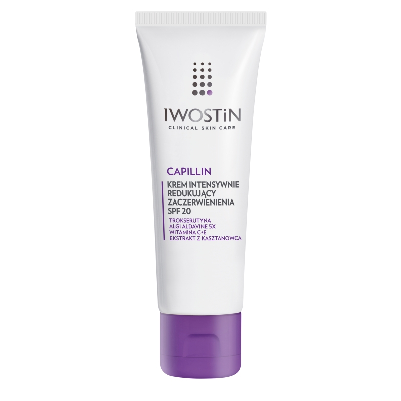 Iwostin Capilin, krem intensywnie redukujący zaczerwienienia, SPF 20, 40 ml