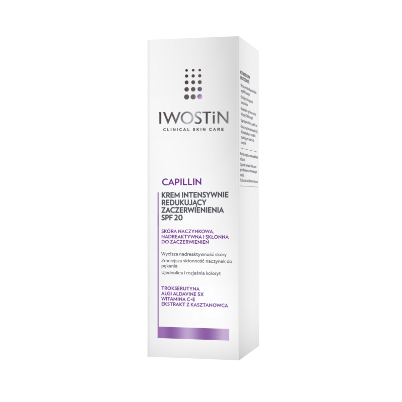 Iwostin Capilin, krem intensywnie redukujący zaczerwienienia, SPF 20, 40 ml
