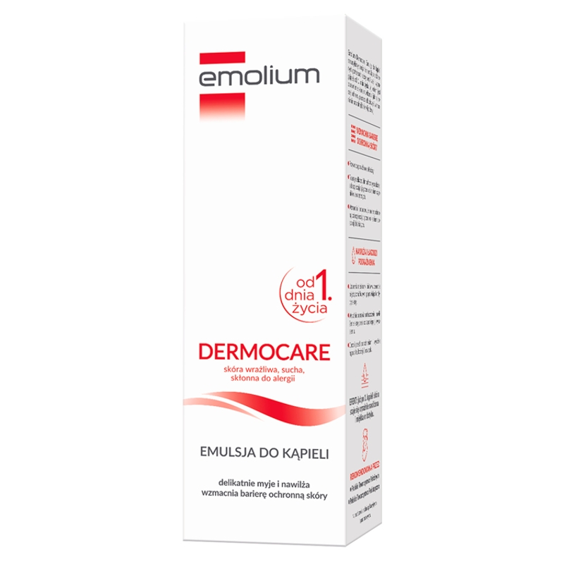 Emolium Dermocare , emulsja do kąpieli na suchą skórę dla dzieci i dorosłych,  400 ml