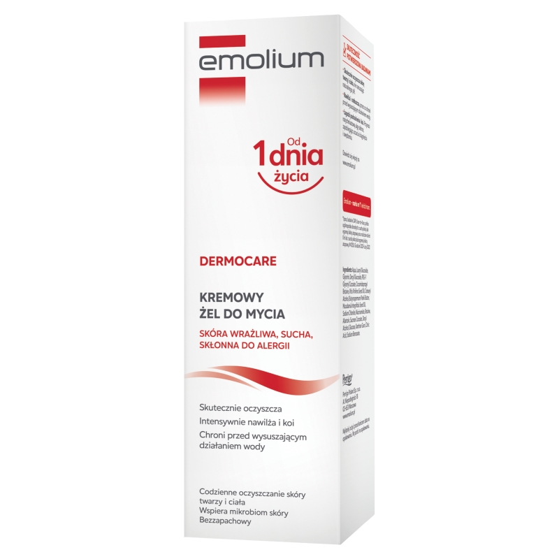 Emolium Dermocare , kremowy żel do mycia, 200 ml