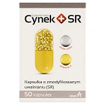 Cynek+SR kapsułki twarde ze składnikami pomagającymi uzupełnić dietę w cynk, 50 szt.