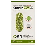 Katelin MAG B6 kapsułki ze składnikami wspomagającymi prawidłowe funkcjonowanie układu nerwowego i mięśniowego, 60 szt.