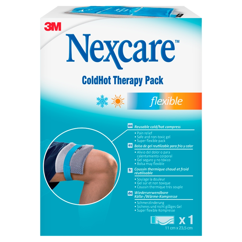 Kompres Nexcare ColdHot Therapy Pack Flexible , pomaga zgłodzić obrzęki, stany zapalne i ból, 1 szt.