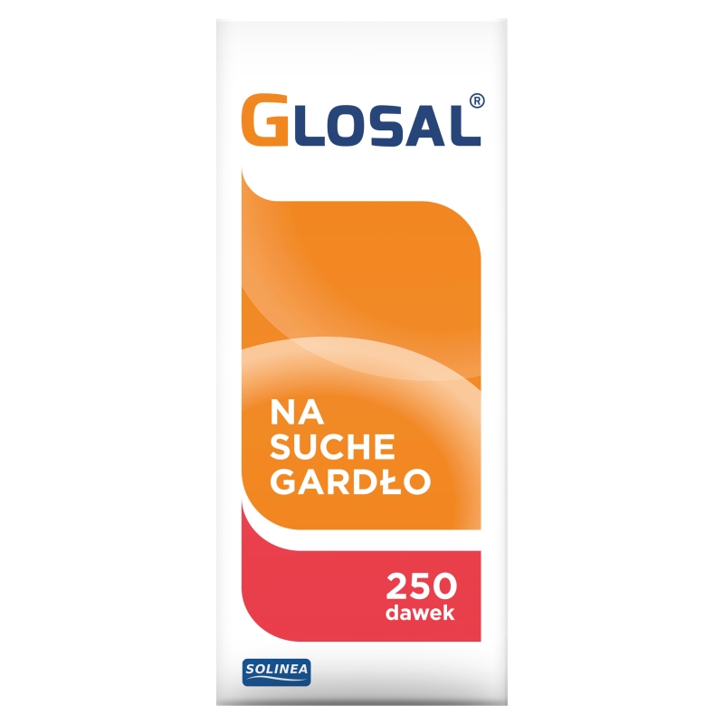 Glosal, spray na suche gardło, 25 ml (250 dawek) KRÓTKA DATA 31.10.2026