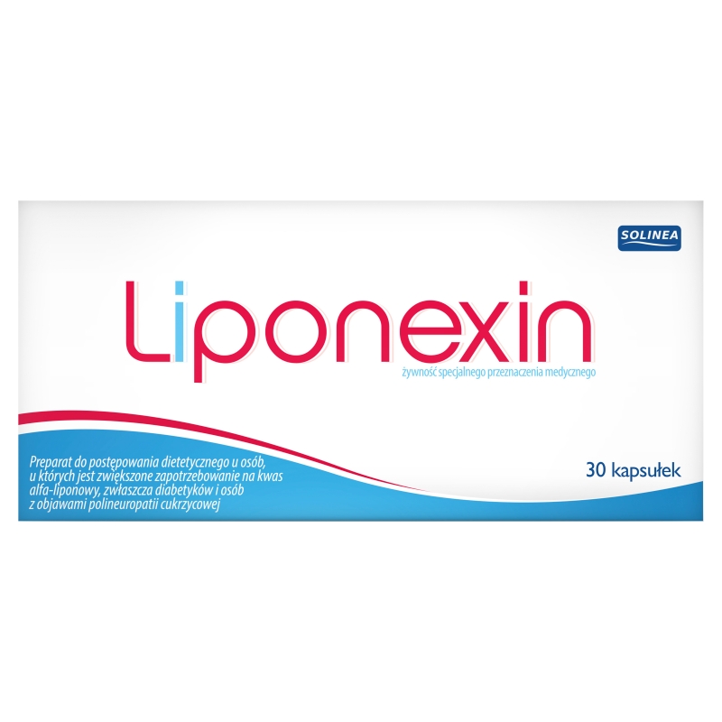 Liponexin, kapsułki, 30 szt. KRÓTKA DATA 31.10.2026