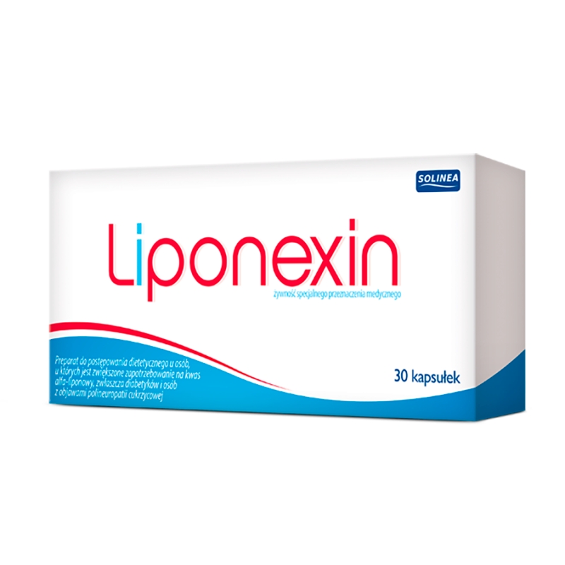 Liponexin, kapsułki, 30 szt. KRÓTKA DATA 31.10.2026