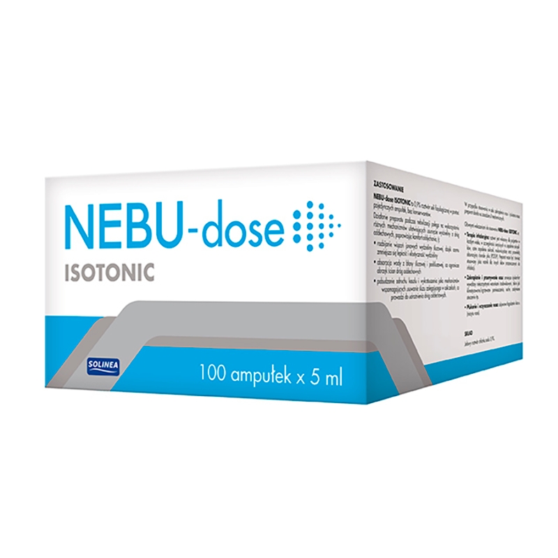 NEBU-dose ISOTONIC, płyn do inhalacji, 100 ampułek 5 ml