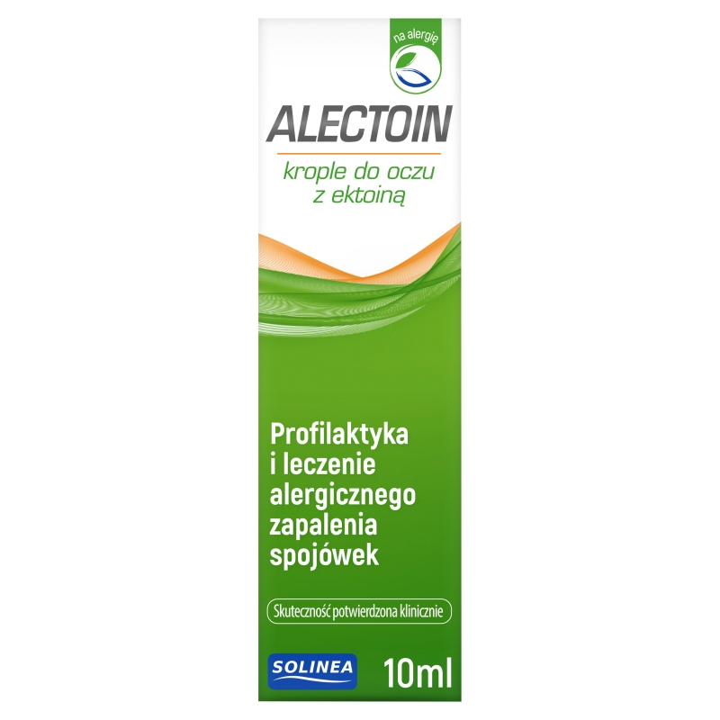 Alectoin, krople z ektoiną na alergiczne zapalenie spojówek, butelka 10 ml