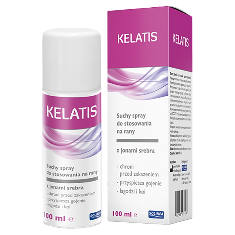 Kelatis, spray suchy do stosowania na rany, 100 ml